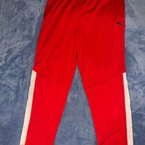 Puma red track pants men Size XXL